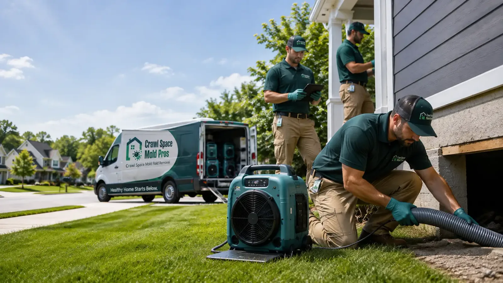 Crawl Space Mold Removal in Waterford, OH